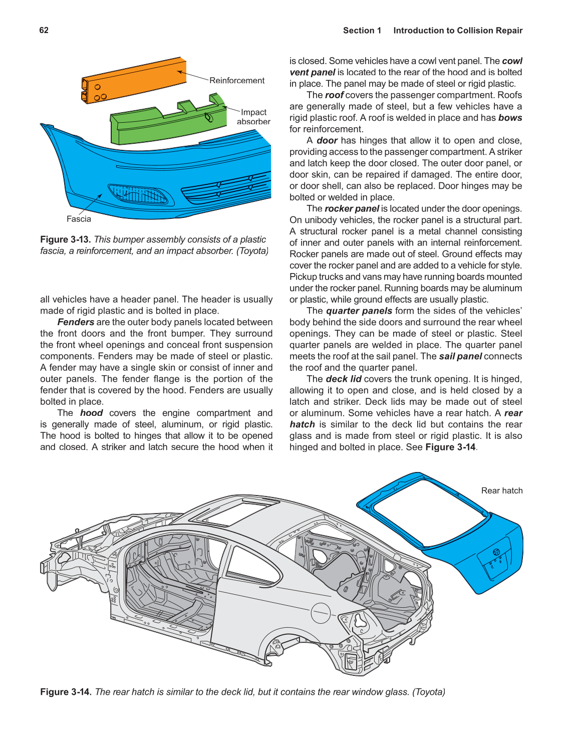 Auto Collision Repair and Refinishing, 1st Edition page 62