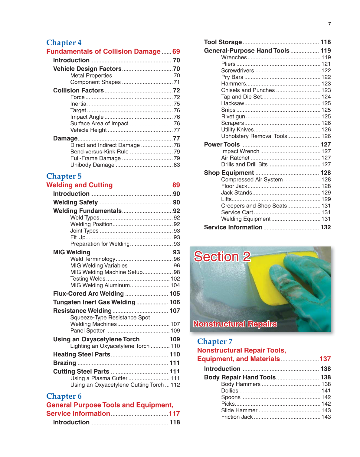 Auto Collision Repair and Refinishing, 1st Edition page 7