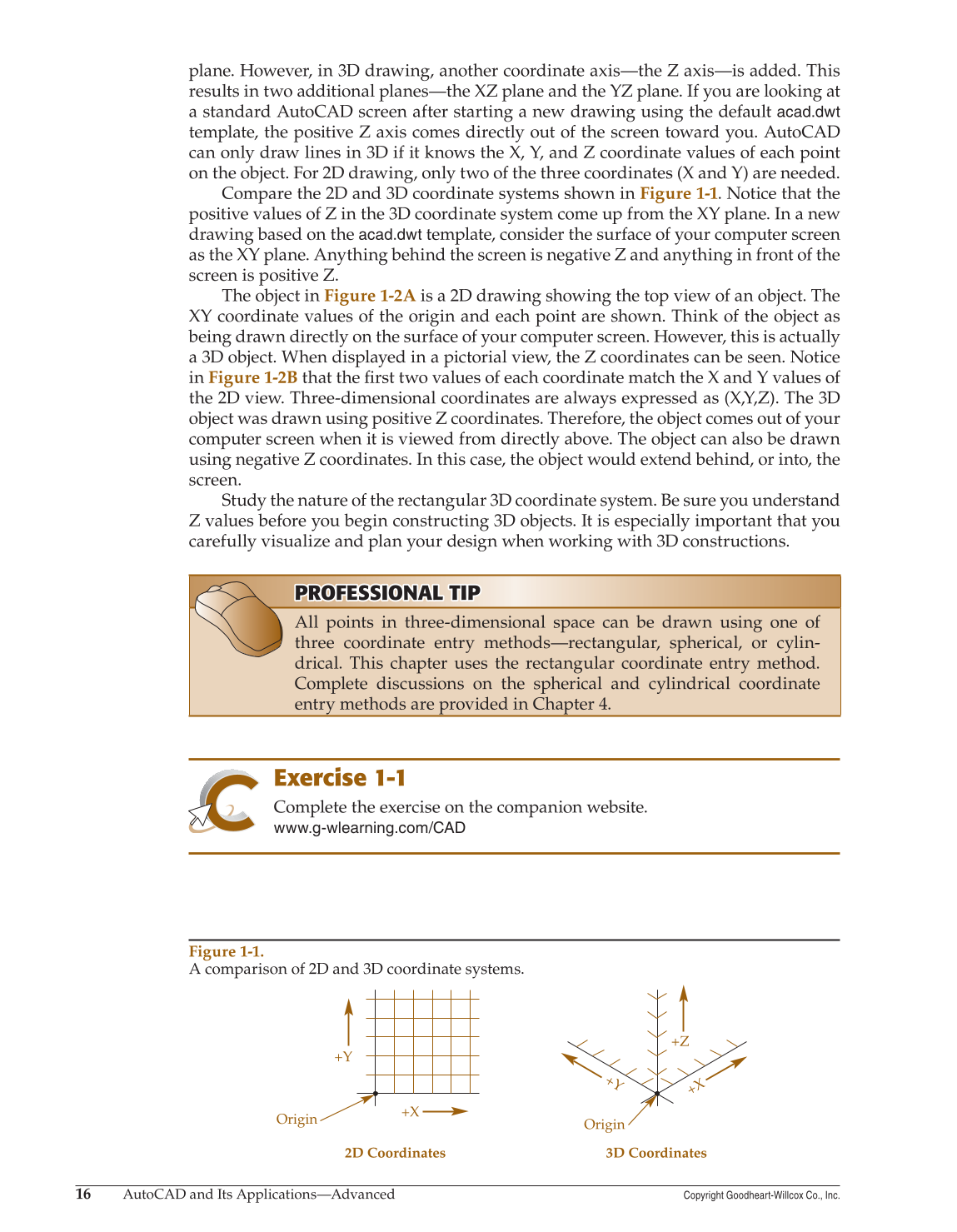 AutoCAD and Its Applications—Advanced 2015, 22nd Edition page 16