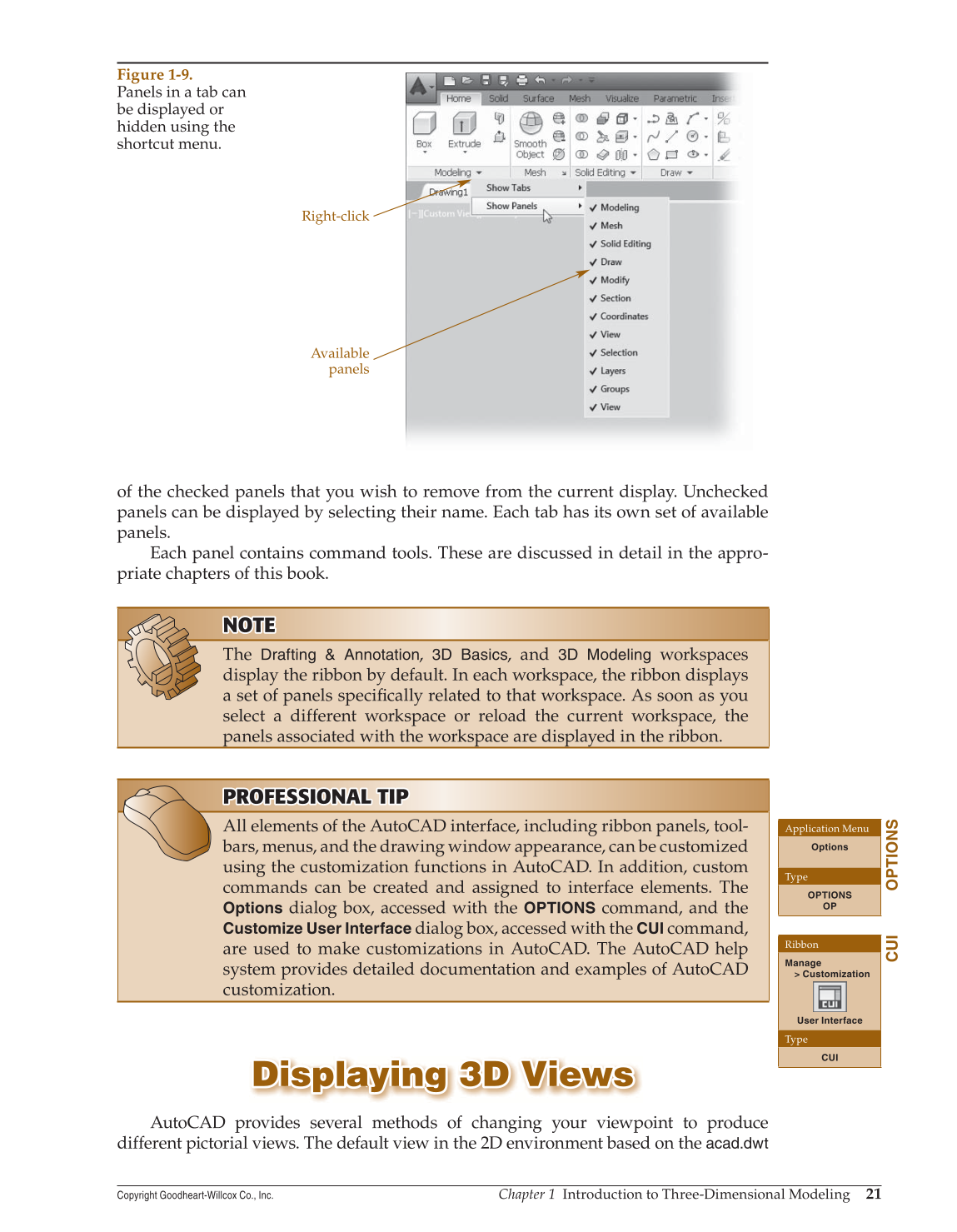 AutoCAD and Its Applications—Advanced 2015, 22nd Edition page 21
