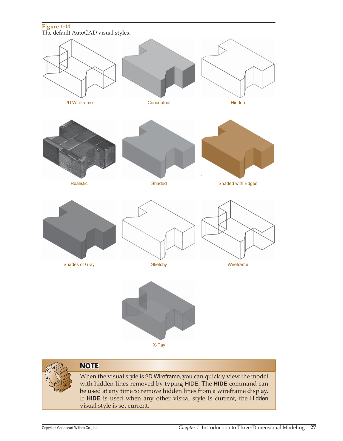 AutoCAD and Its Applications—Advanced 2015, 22nd Edition page 27