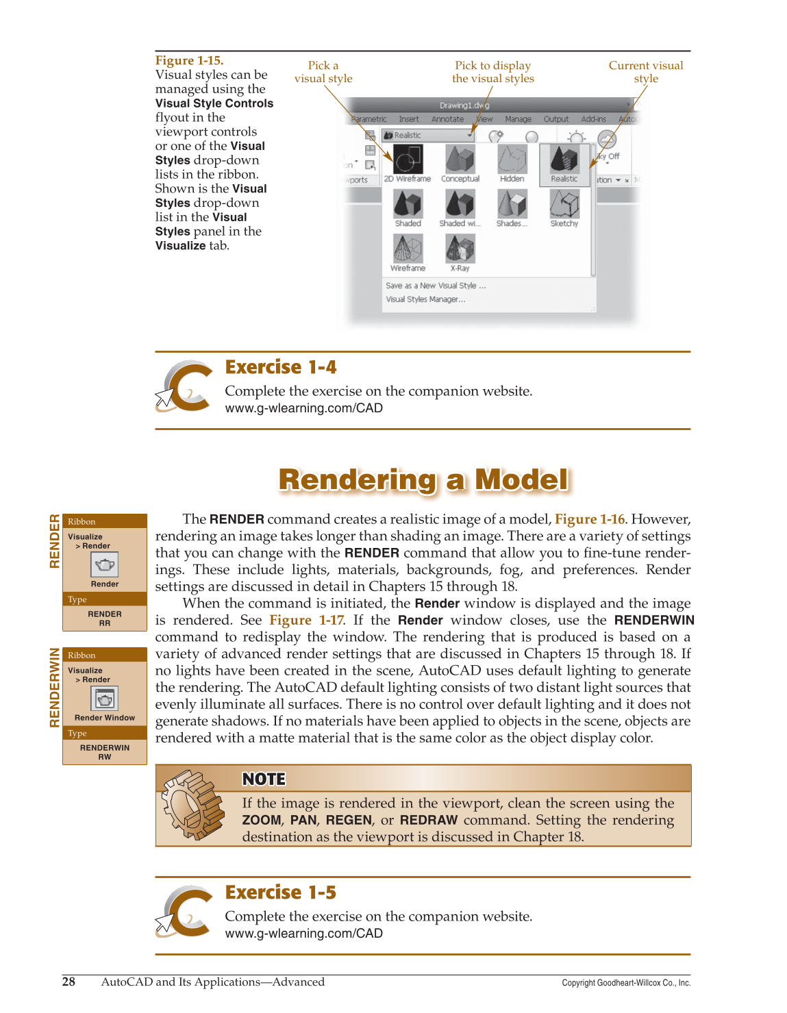 AutoCAD and Its Applications—Advanced 2015, 22nd Edition page 28