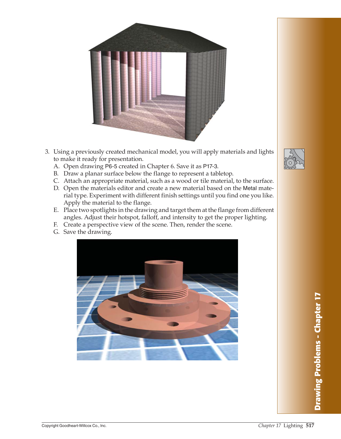 AutoCAD and Its Applications—Advanced 2015, 22nd Edition page 517