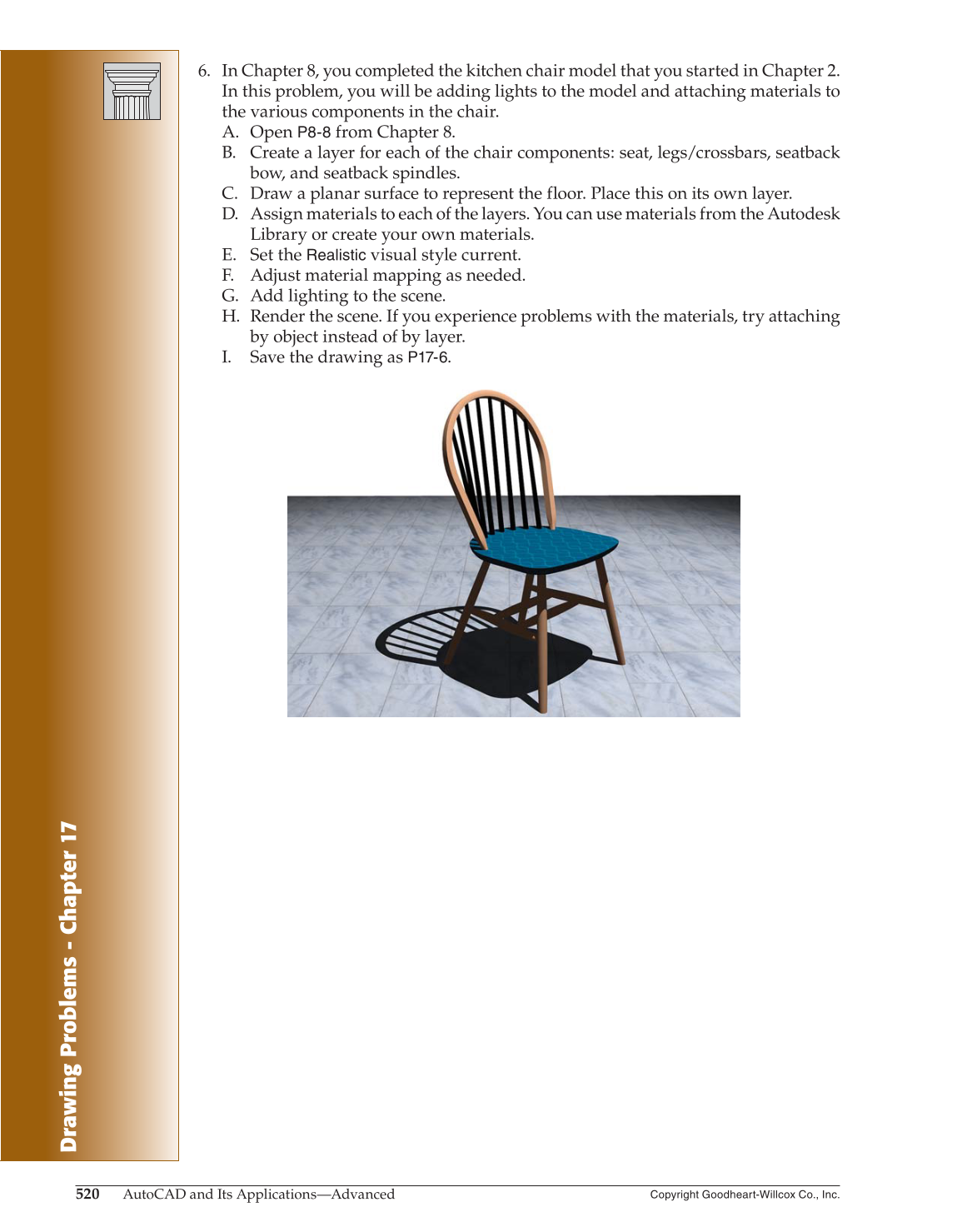 AutoCAD and Its Applications—Advanced 2015, 22nd Edition page 520