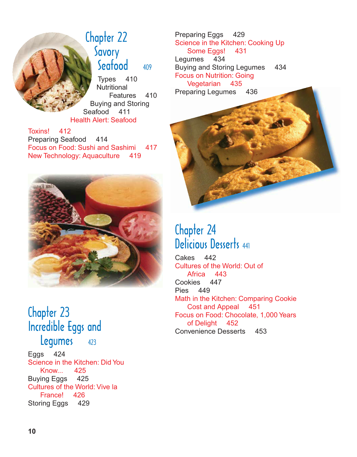 Adventures in Food and Nutrition!, 4th Edition page 10