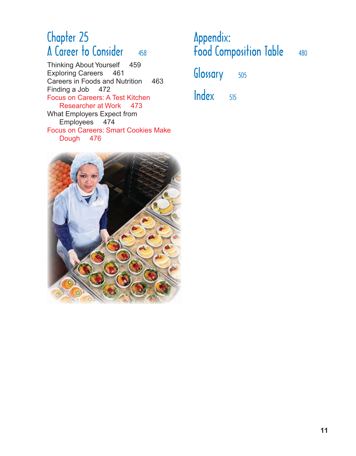 Adventures in Food and Nutrition!, 4th Edition page 11