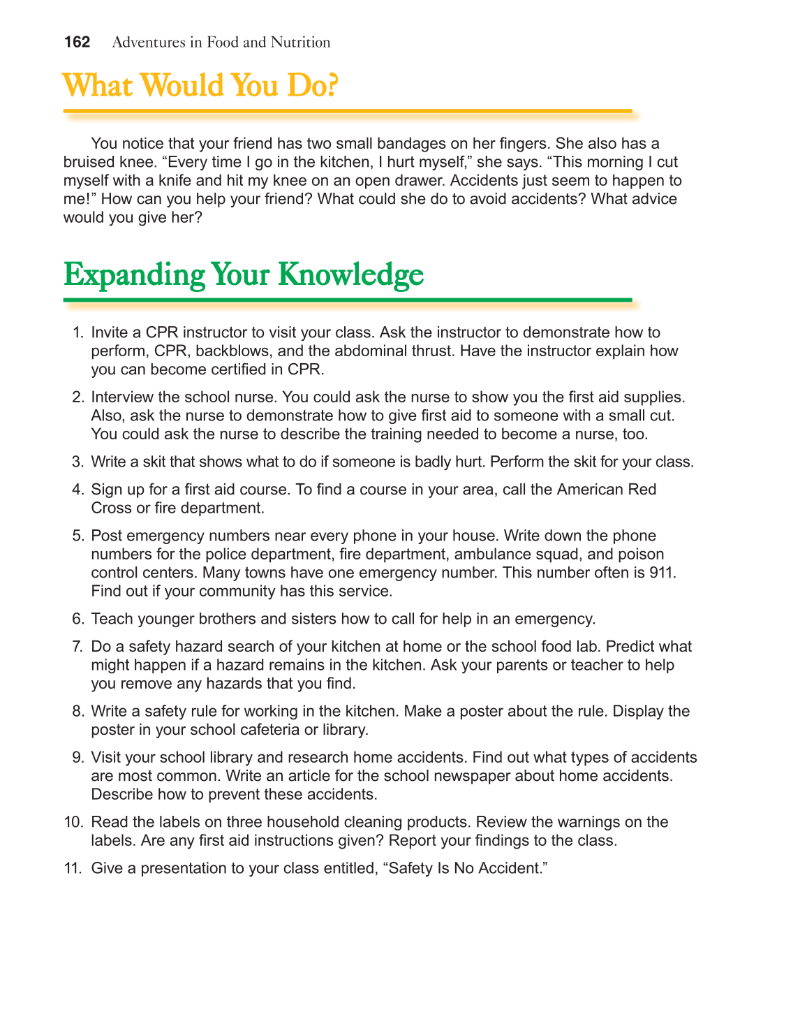 Adventures in Food and Nutrition!, 4th Edition page 162
