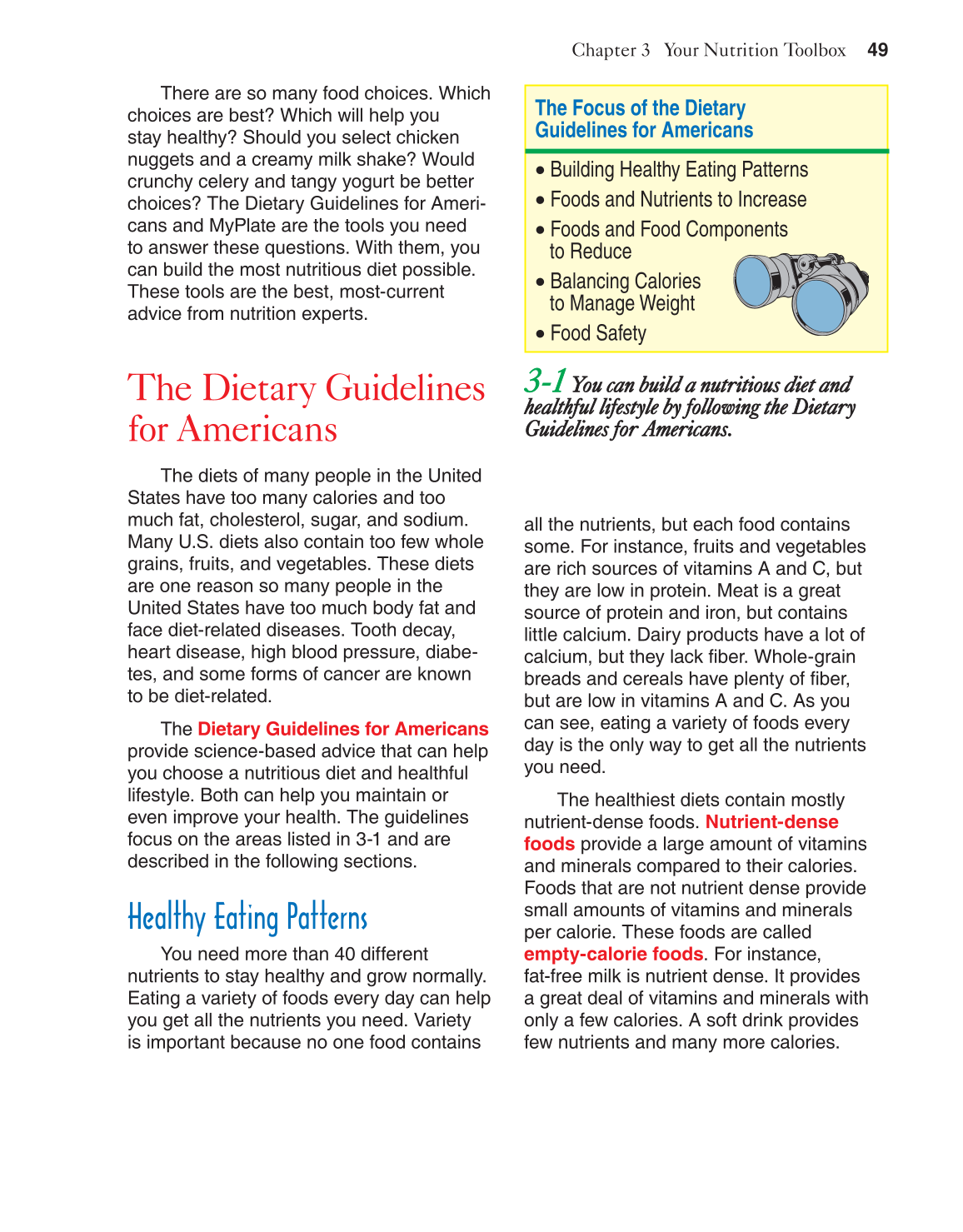Adventures in Food and Nutrition!, 4th Edition page 49