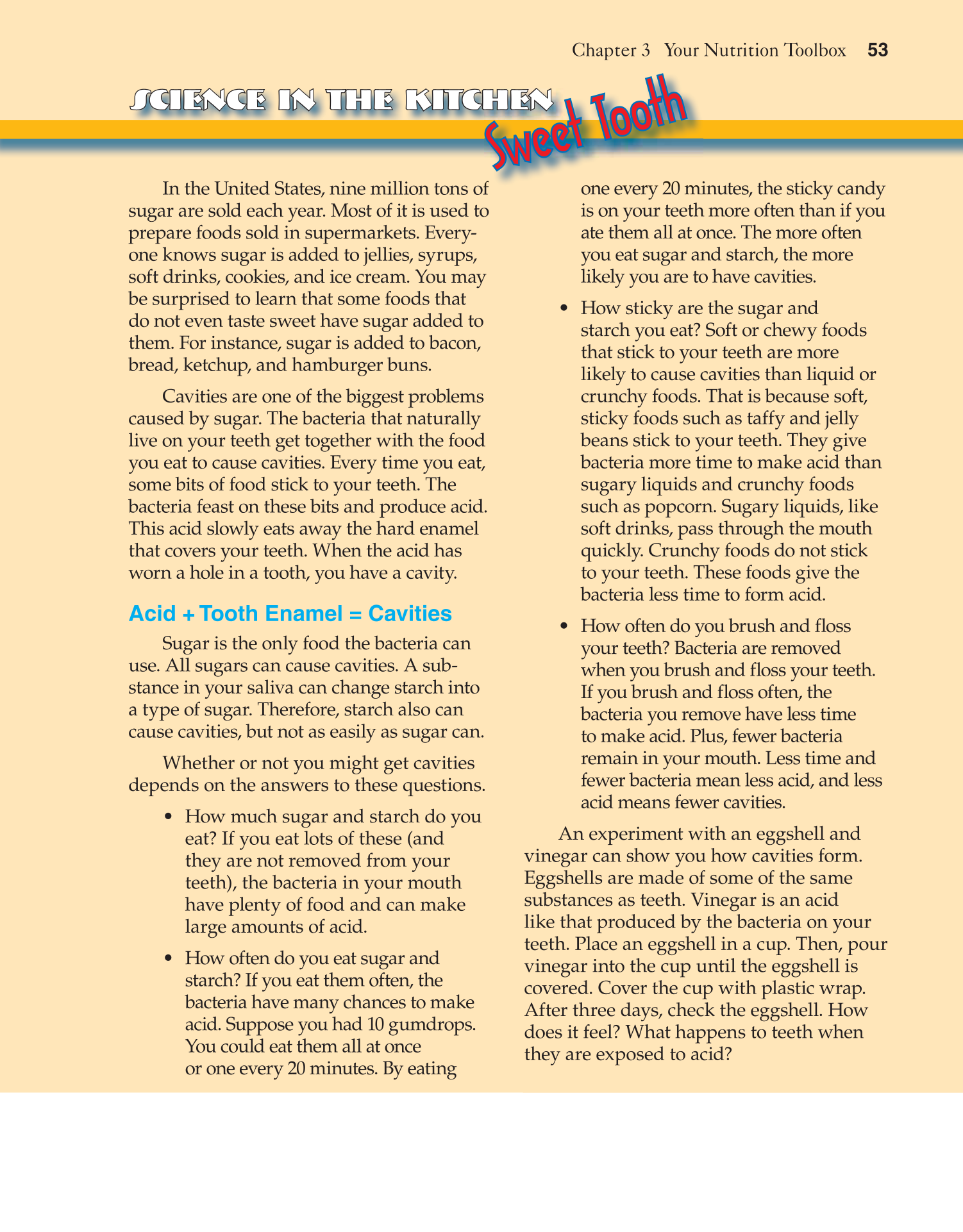 Adventures in Food and Nutrition!, 4th Edition page 53