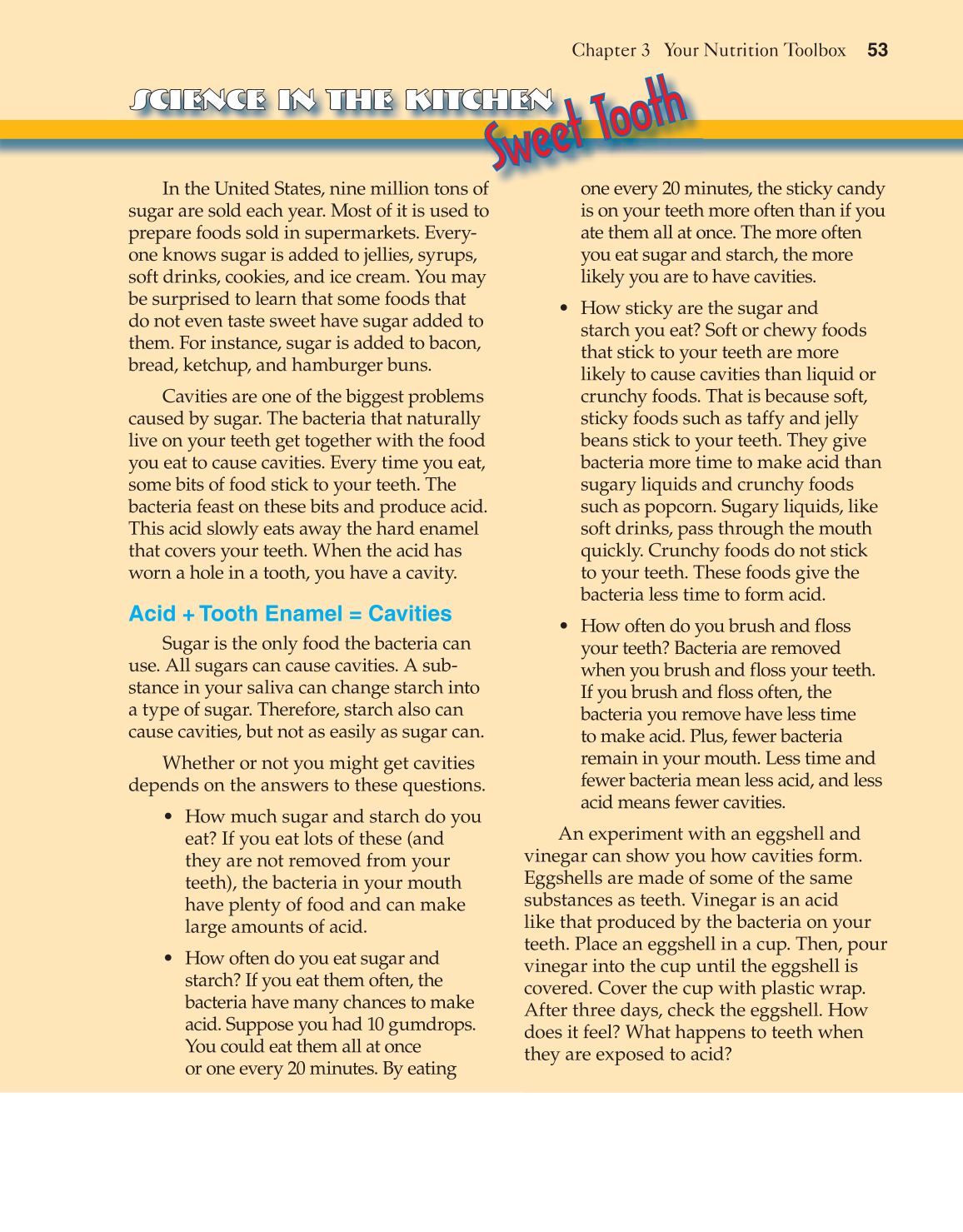 Adventures in Food and Nutrition!, 4th Edition page 53