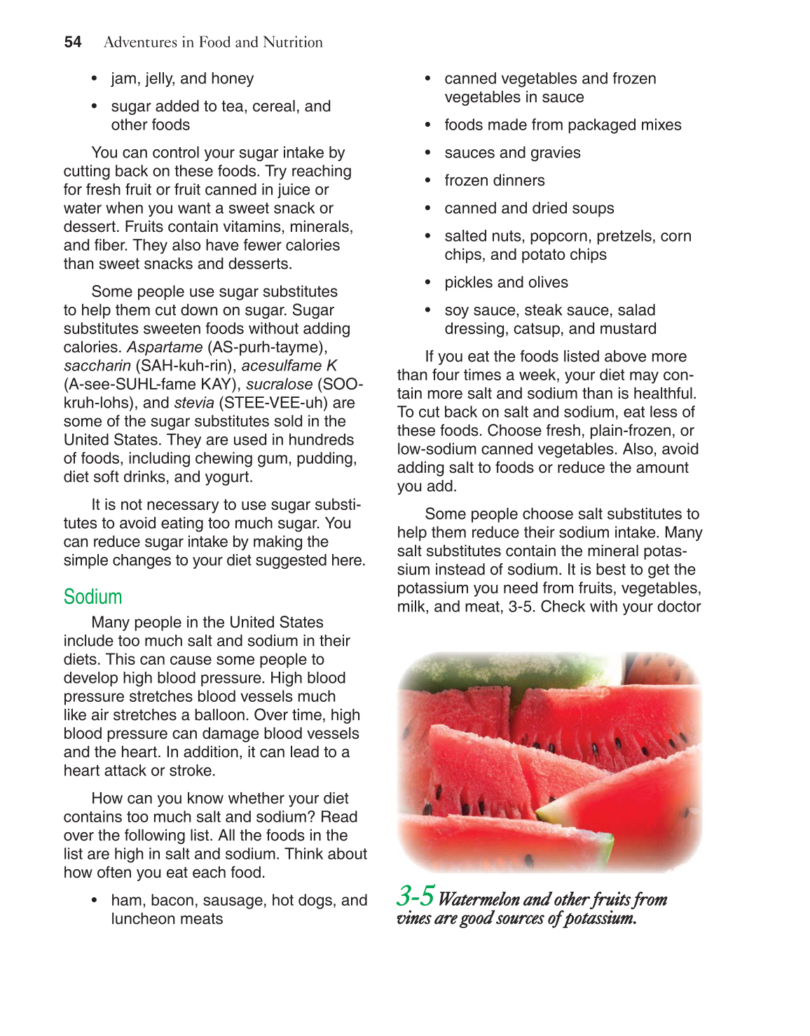 Adventures in Food and Nutrition!, 4th Edition page 54