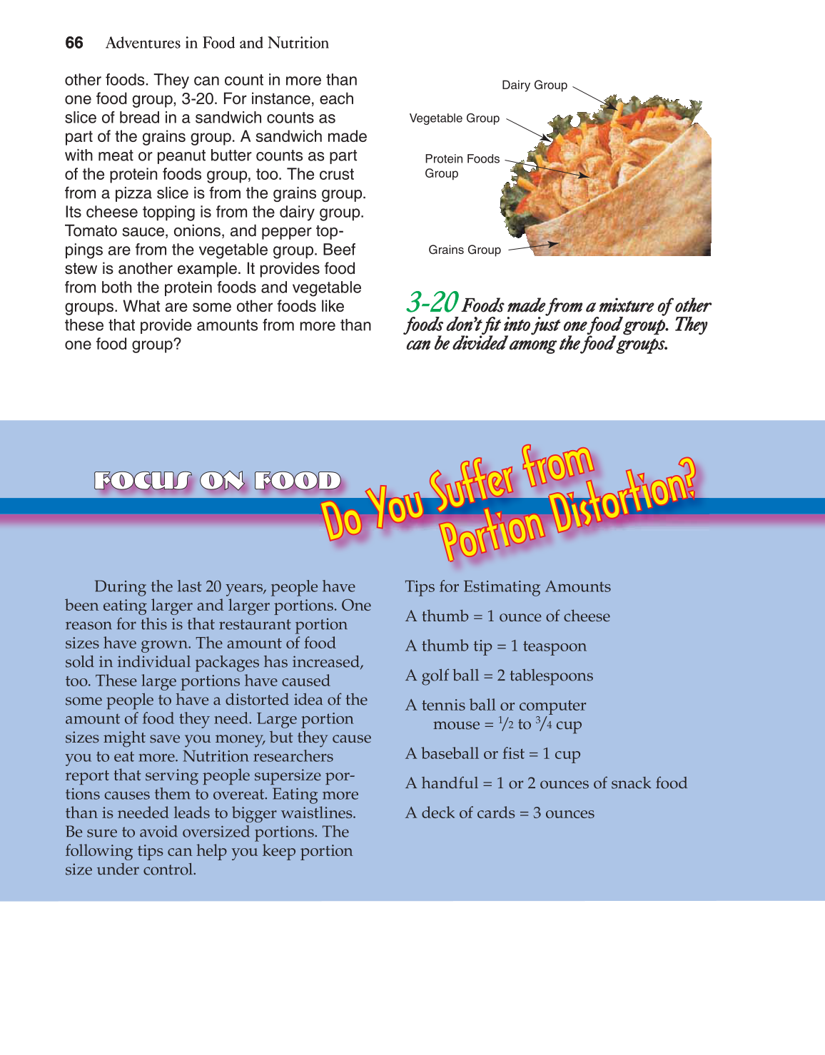 Adventures in Food and Nutrition!, 4th Edition page 66
