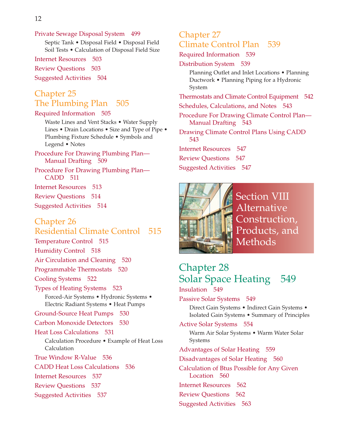 Architecture: Residential Drafting and Design, 10th Edition page 12