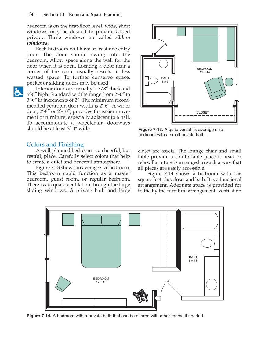 Architecture: Residential Drafting and Design, 10th Edition page 136