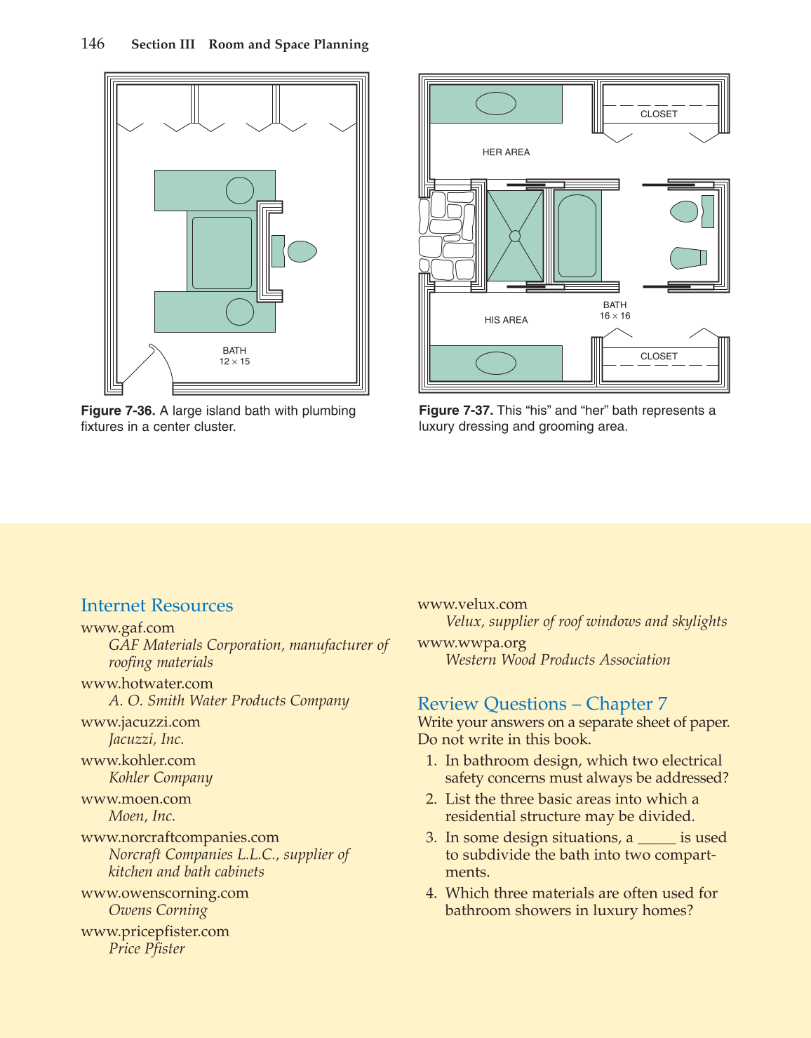 Architecture: Residential Drafting and Design, 10th Edition page 146