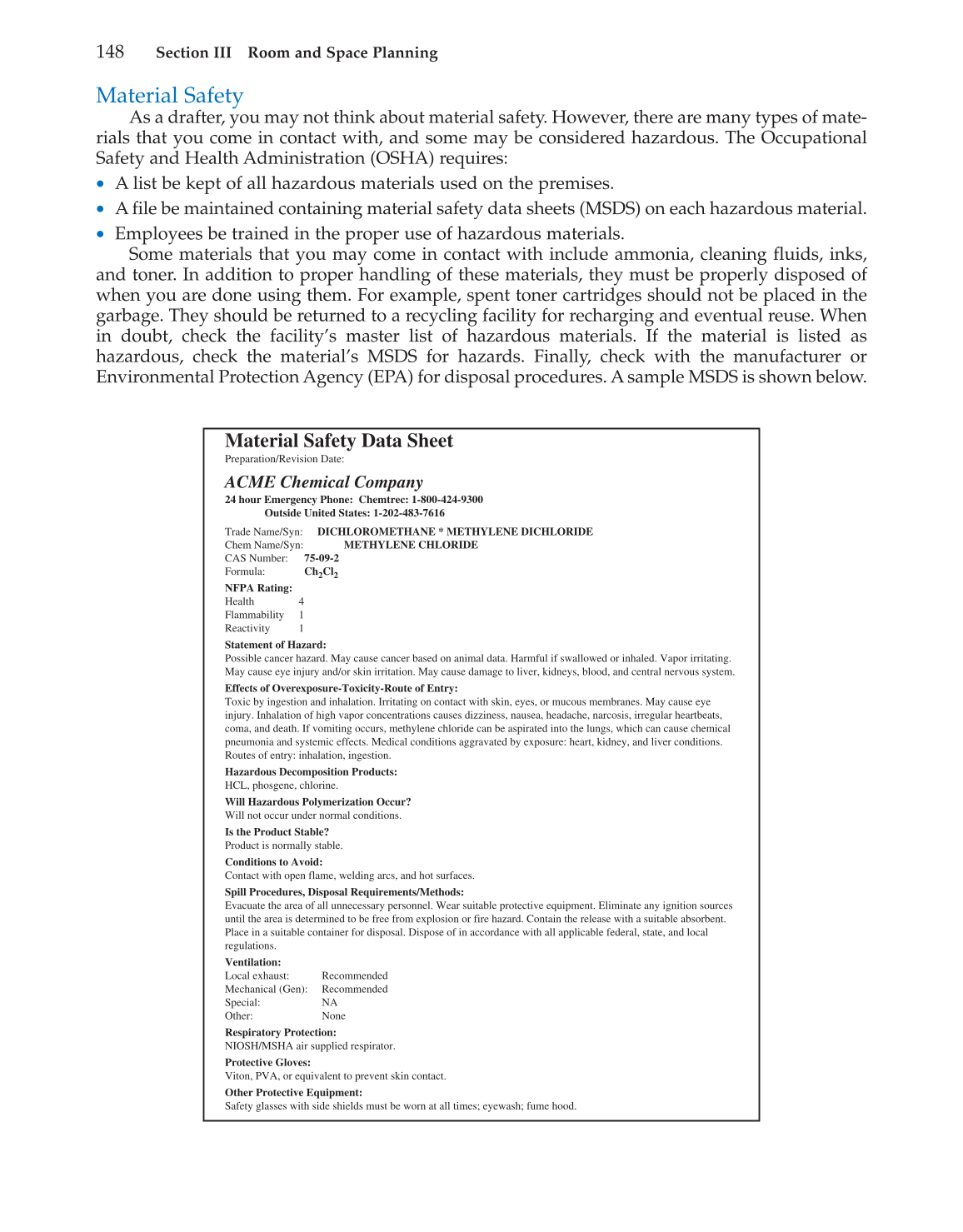 Architecture: Residential Drafting and Design, 10th Edition page 148