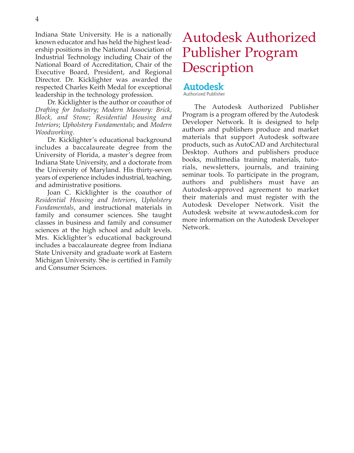 Architecture: Residential Drafting and Design, 10th Edition page 4