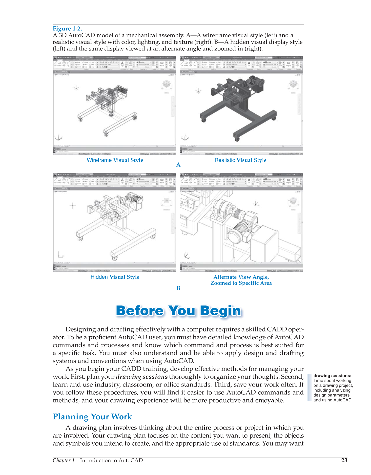 AutoCAD and Its Applications—Basics 2014, 21st Edition page 23
