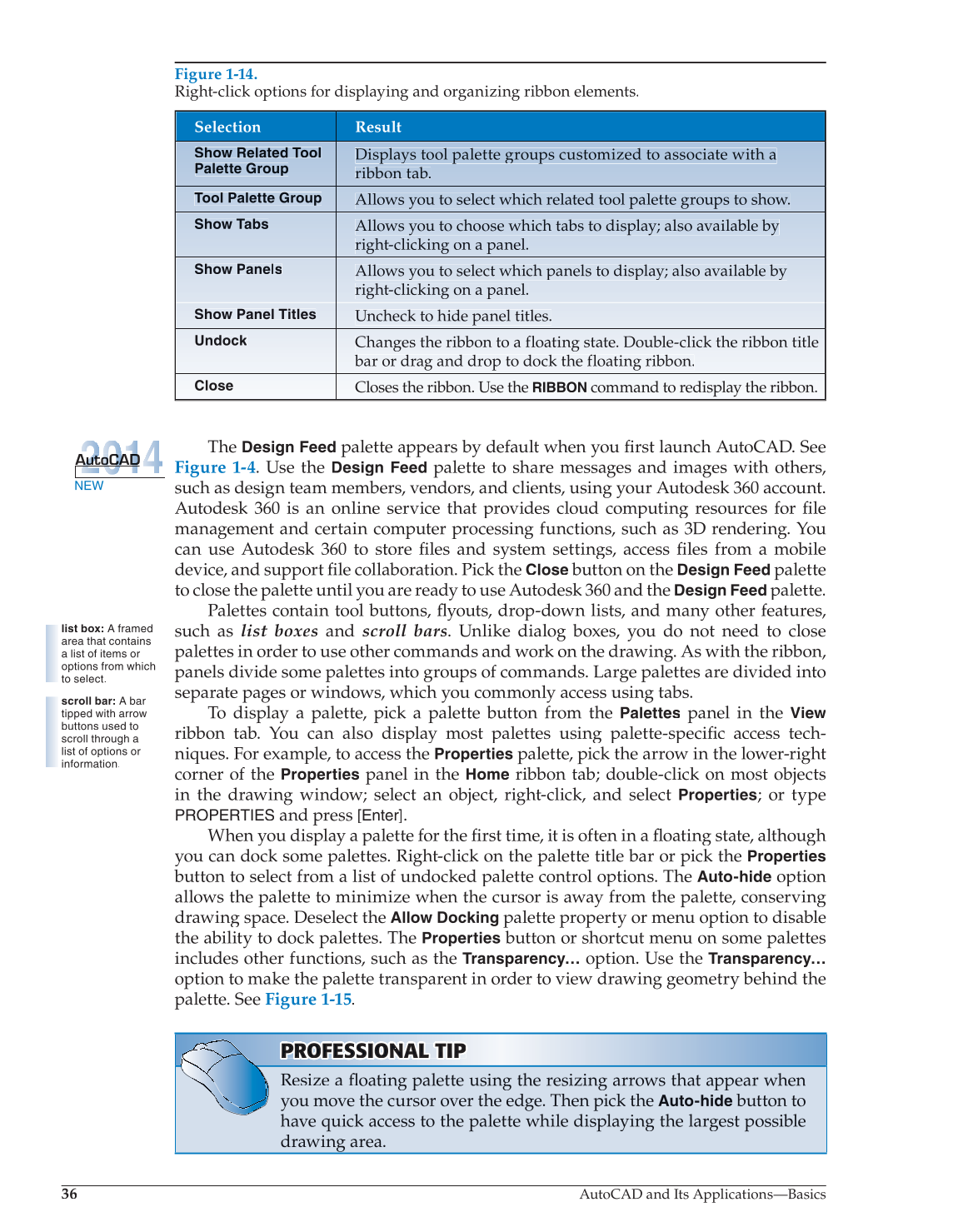 AutoCAD and Its Applications—Basics 2014, 21st Edition page 36