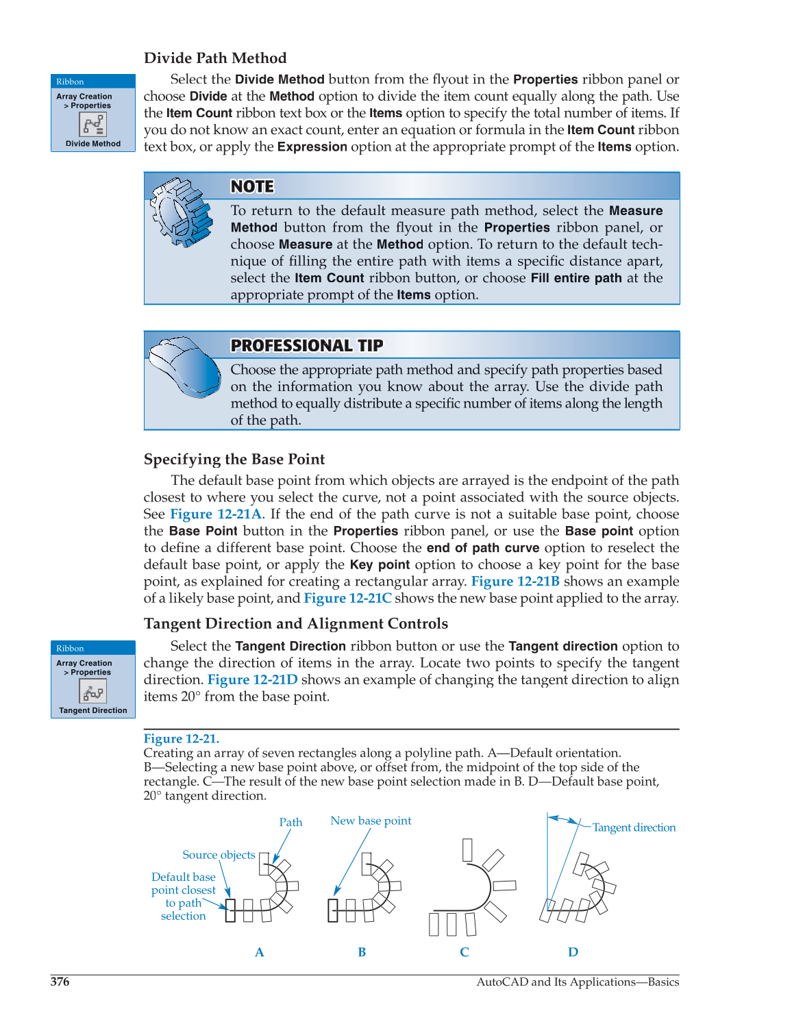AutoCAD and Its Applications—Basics 2014, 21st Edition page 376