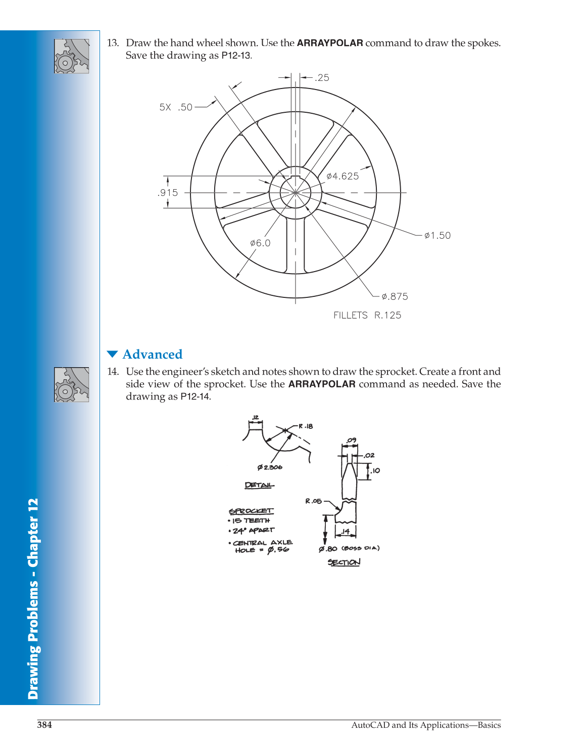AutoCAD and Its Applications—Basics 2014, 21st Edition page 384