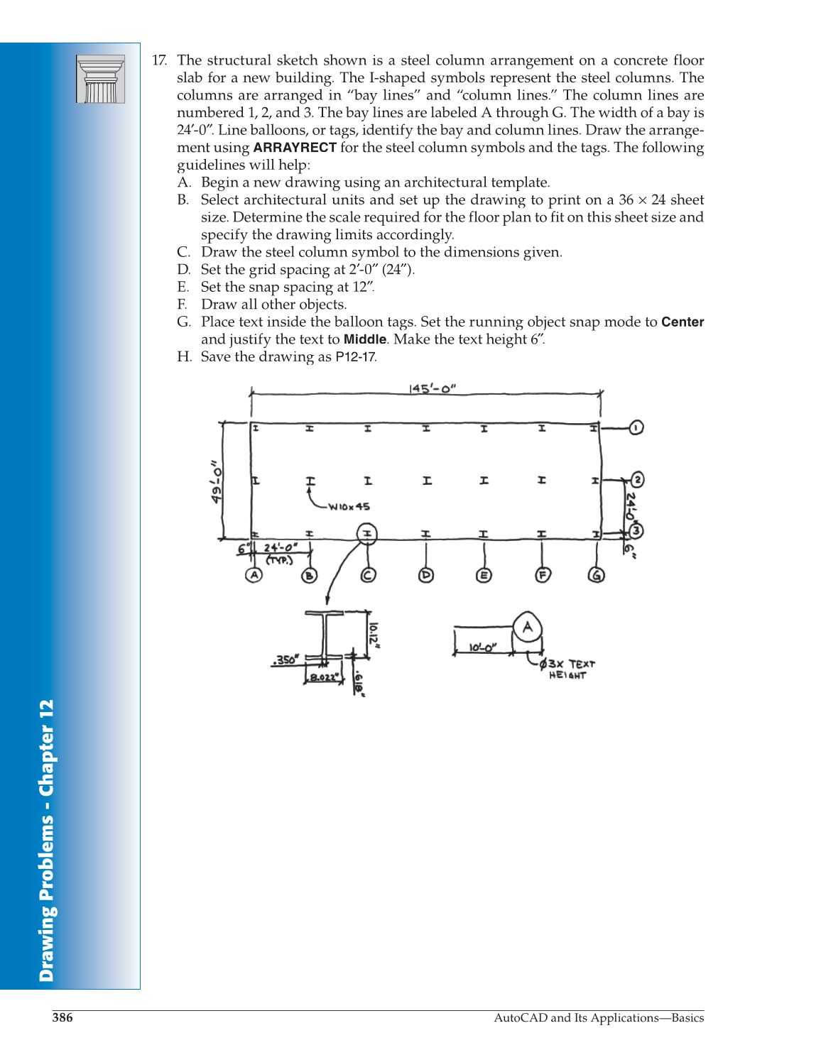 AutoCAD and Its Applications—Basics 2014, 21st Edition page 386
