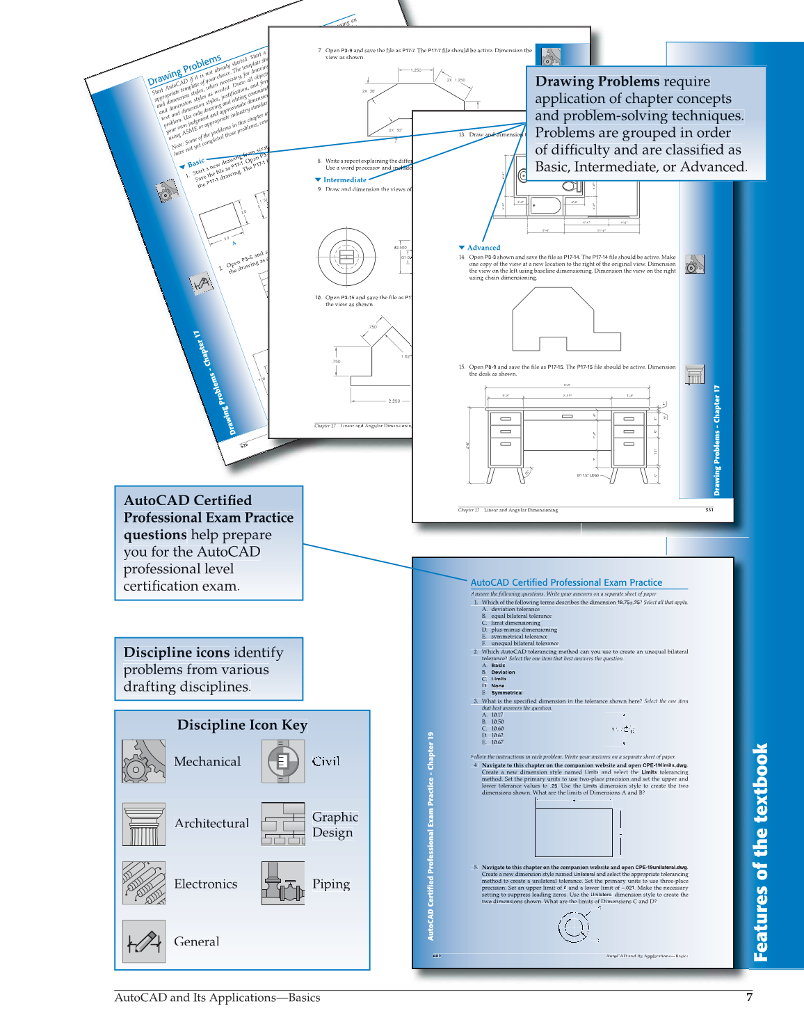 AutoCAD and Its Applications—Basics 2014, 21st Edition page 7