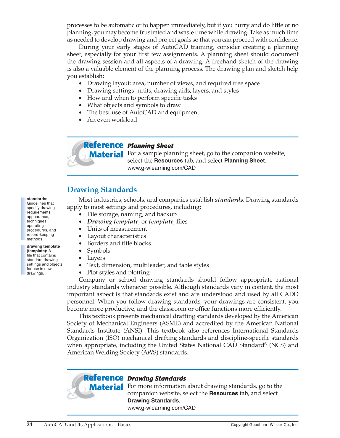 AutoCAD and Its Applications—Basics 2015, 22nd Edition page 24