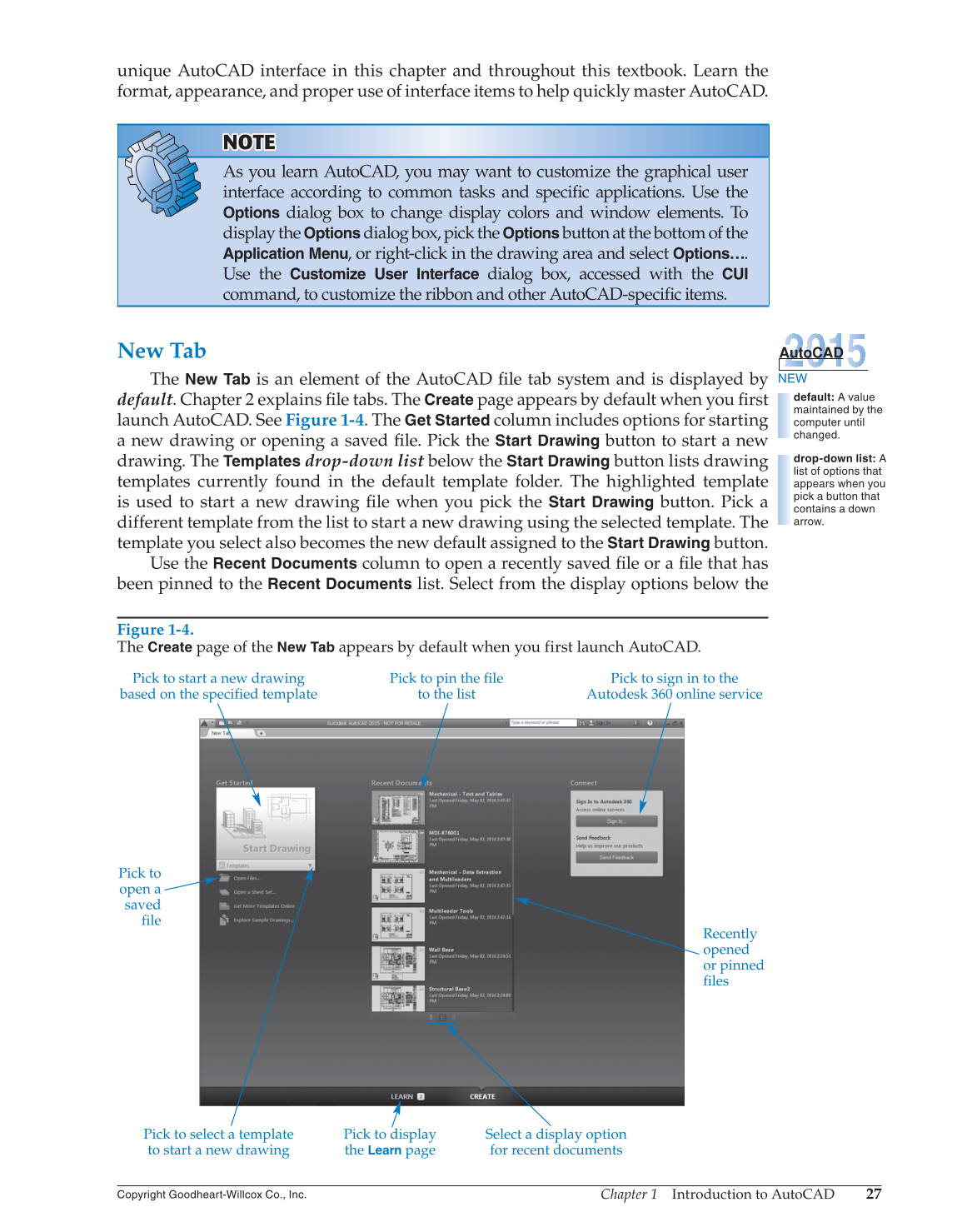 AutoCAD and Its Applications—Basics 2015, 22nd Edition page 27