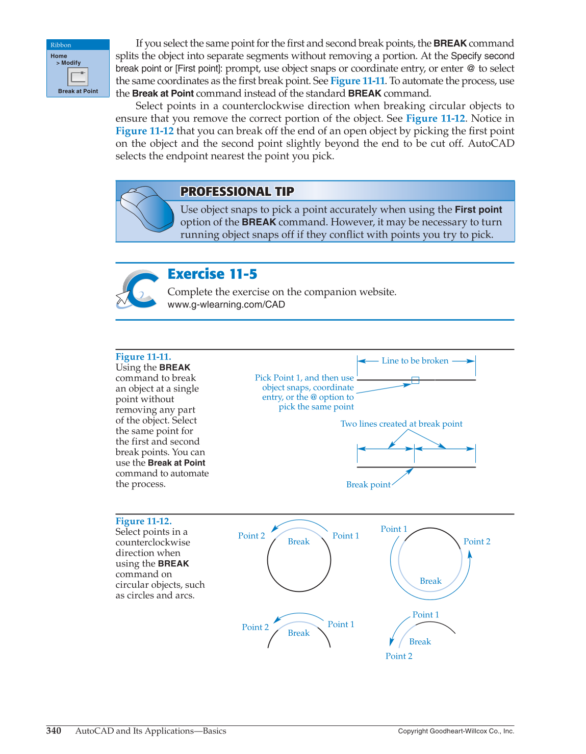 AutoCAD and Its Applications—Basics 2015, 22nd Edition page 340