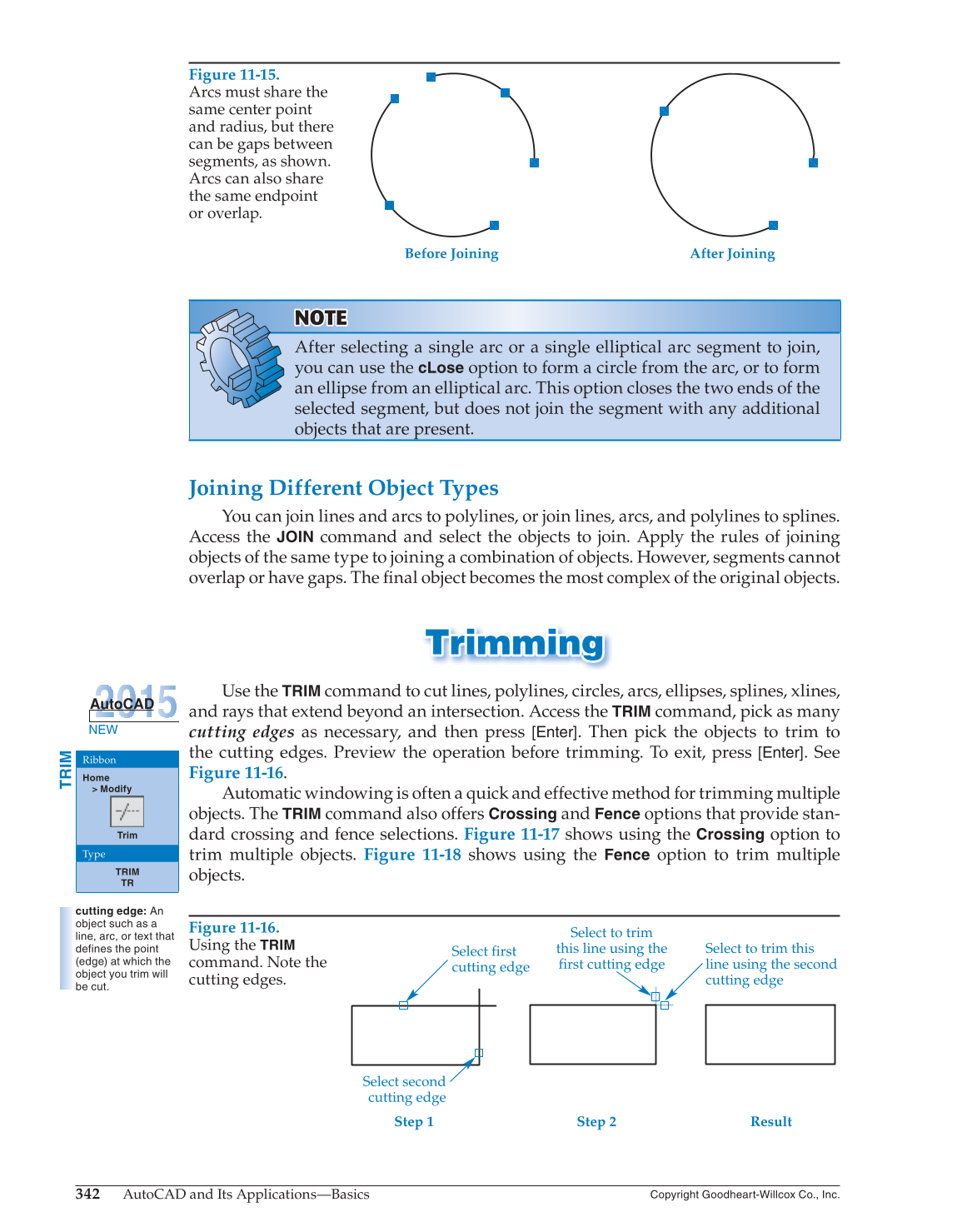 AutoCAD and Its Applications—Basics 2015, 22nd Edition page 342