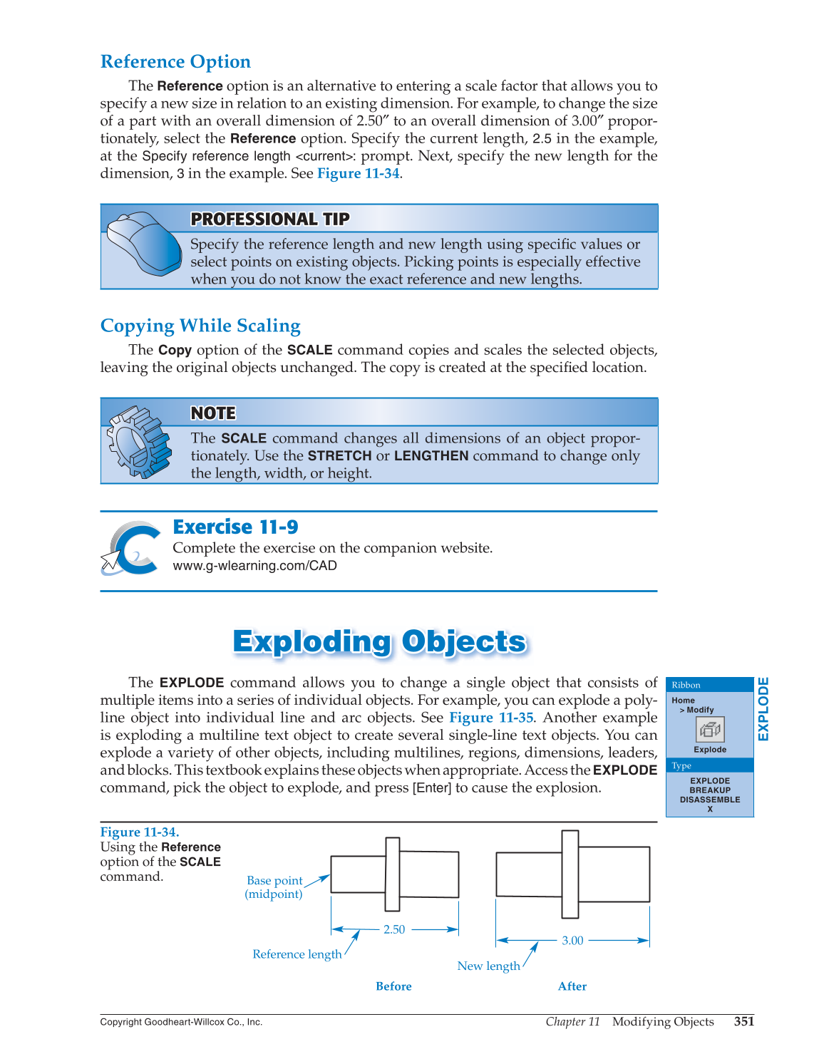 AutoCAD and Its Applications—Basics 2015, 22nd Edition page 351