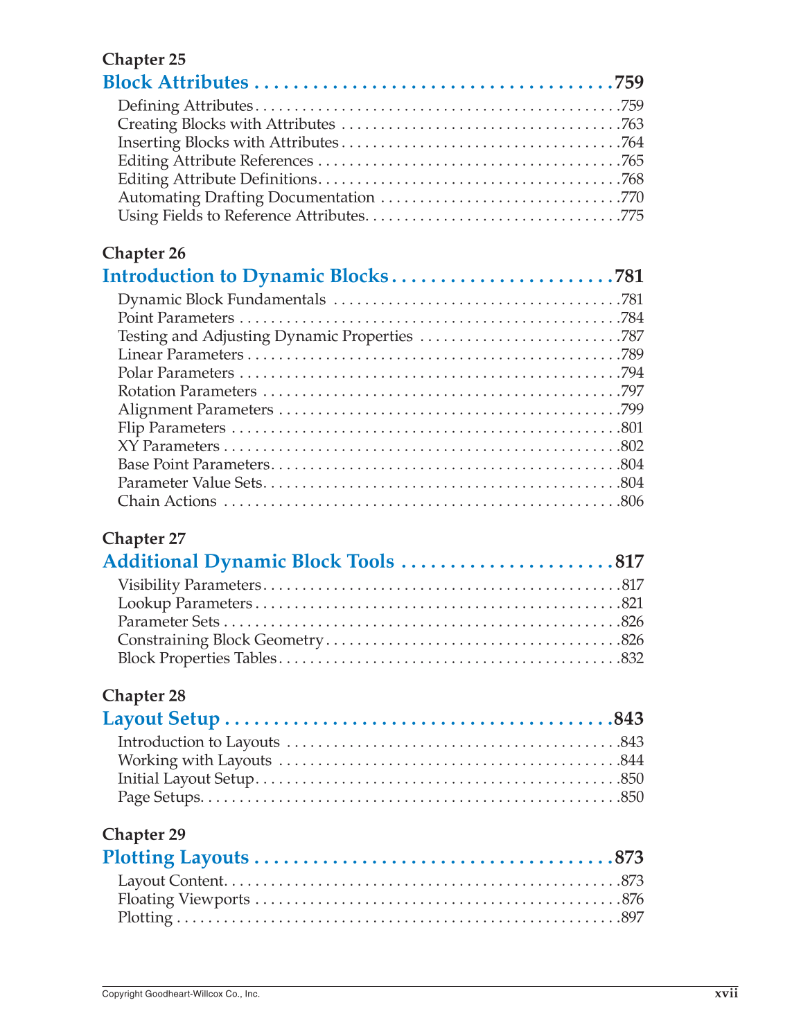 AutoCAD and Its Applications—Basics 2016, 23rd Edition page xvii