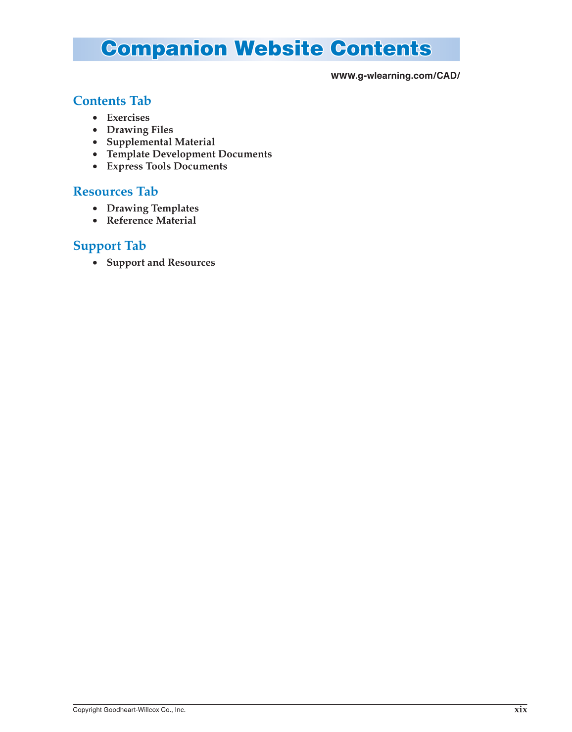 AutoCAD and Its Applications—Basics 2016, 23rd Edition page xix