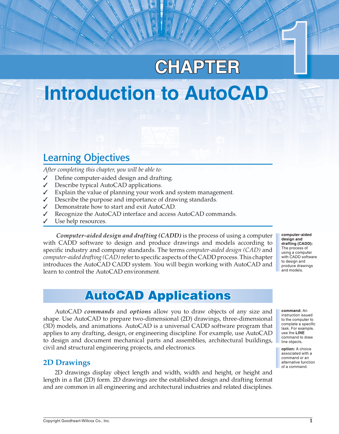 AutoCAD and Its Applications—Basics 2016, 23rd Edition page 1