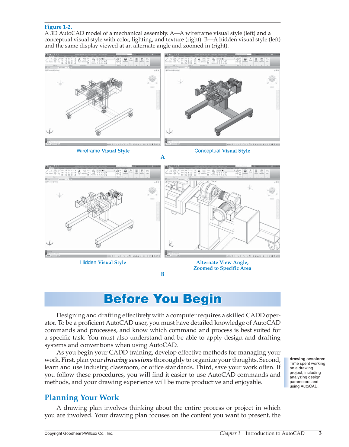 AutoCAD and Its Applications—Basics 2016, 23rd Edition page 3