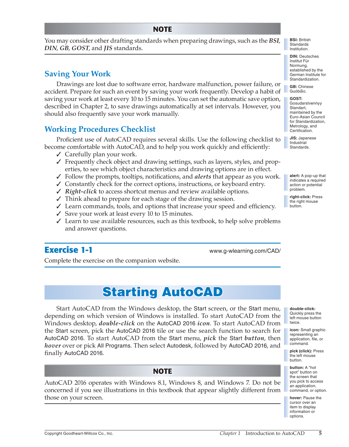 AutoCAD and Its Applications—Basics 2016, 23rd Edition page 5