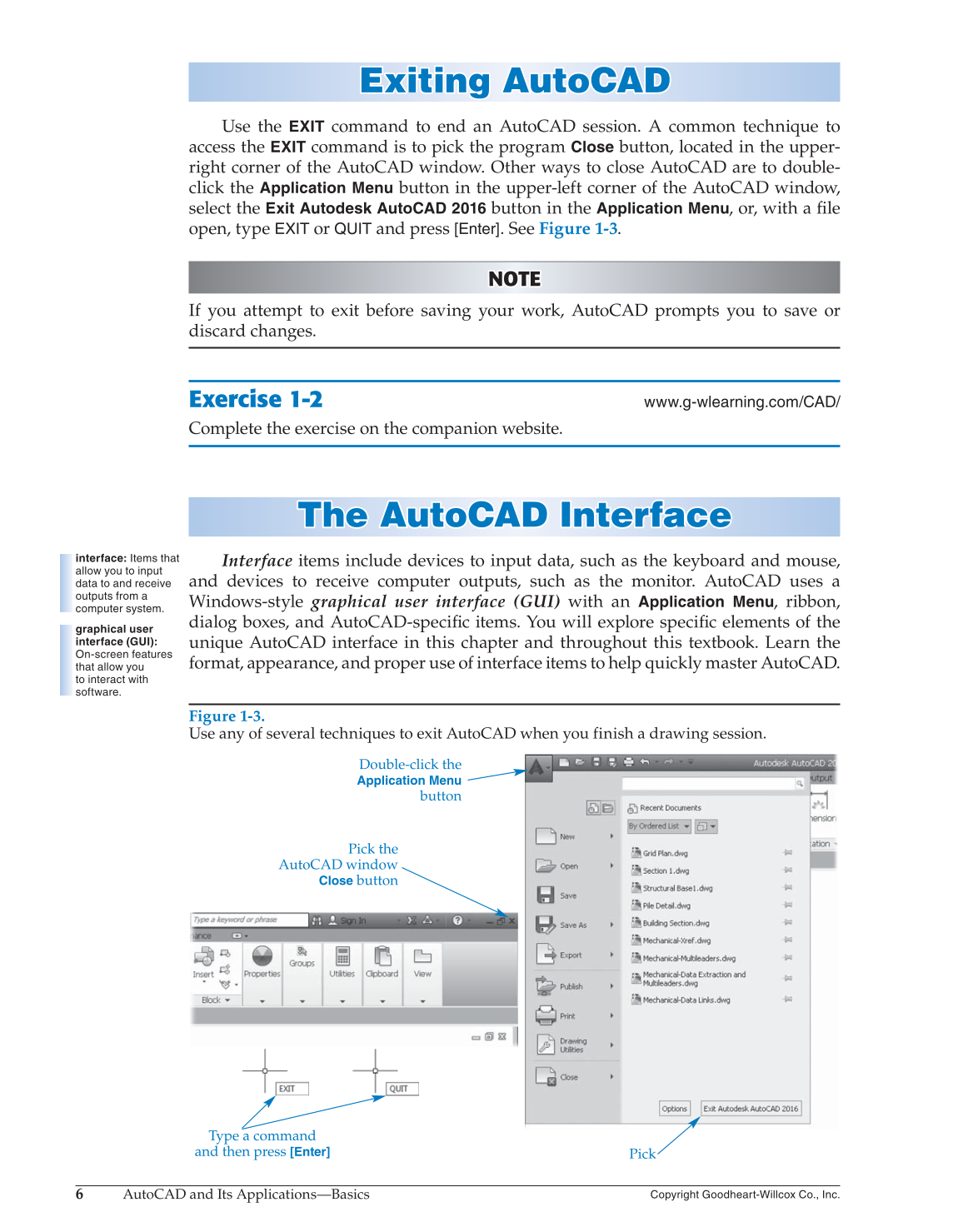 AutoCAD and Its Applications—Basics 2016, 23rd Edition page 6
