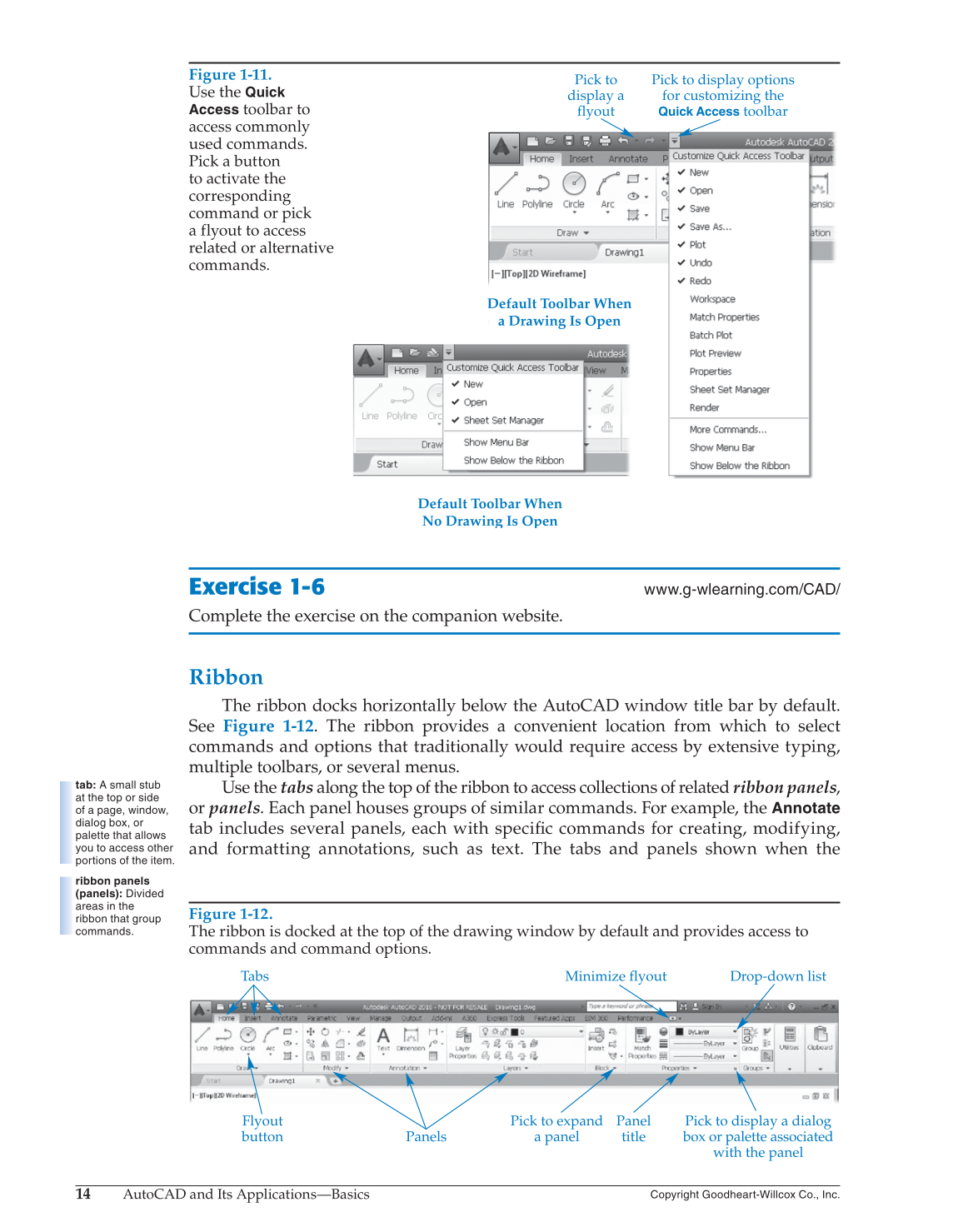 AutoCAD and Its Applications—Basics 2016, 23rd Edition page 14