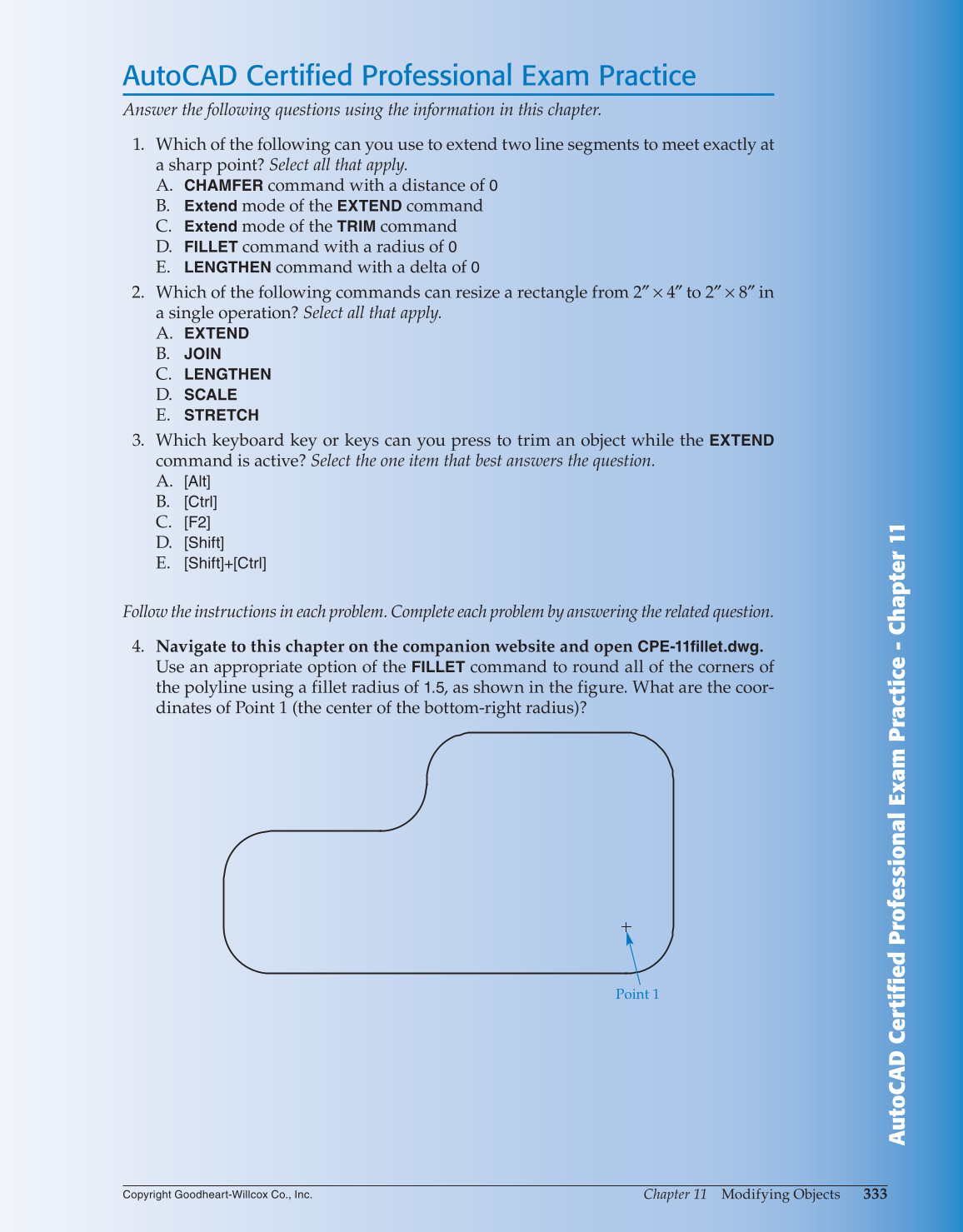 AutoCAD and Its Applications—Basics 2016, 23rd Edition page 333