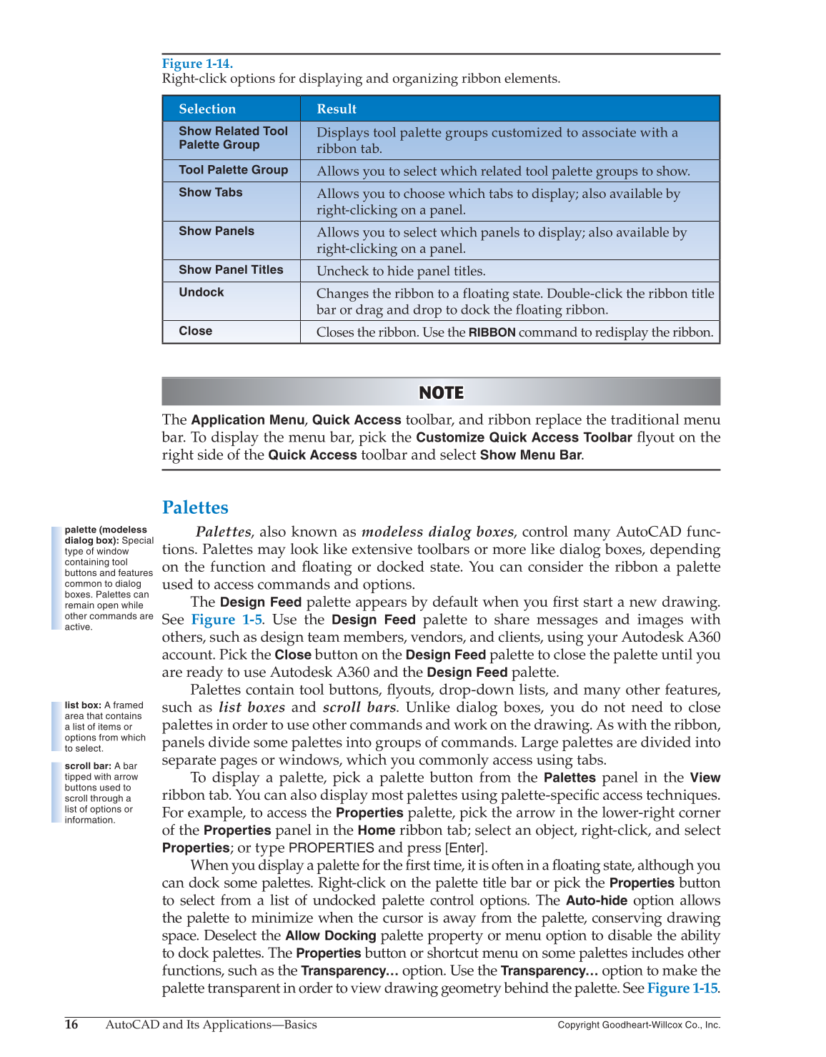 AutoCAD and Its Applications—Basics 2016, 23rd Edition page 16