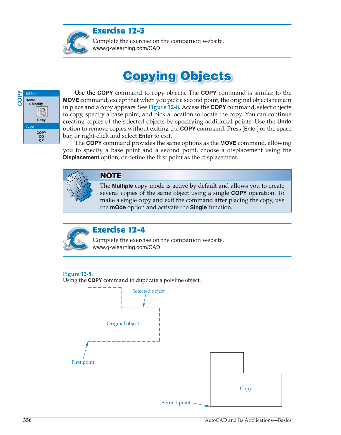 AutoCAD and Its Applications—Comprehensive 2013, 20th Edition page 356