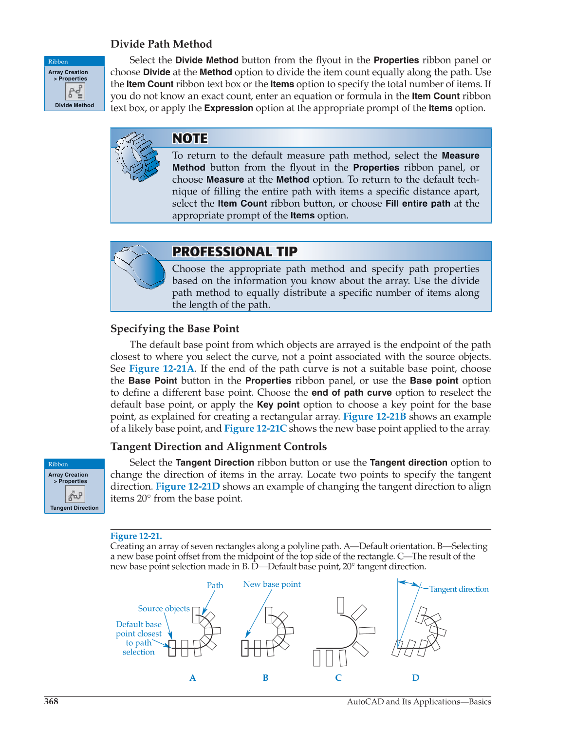 AutoCAD and Its Applications—Comprehensive 2013, 20th Edition page 368