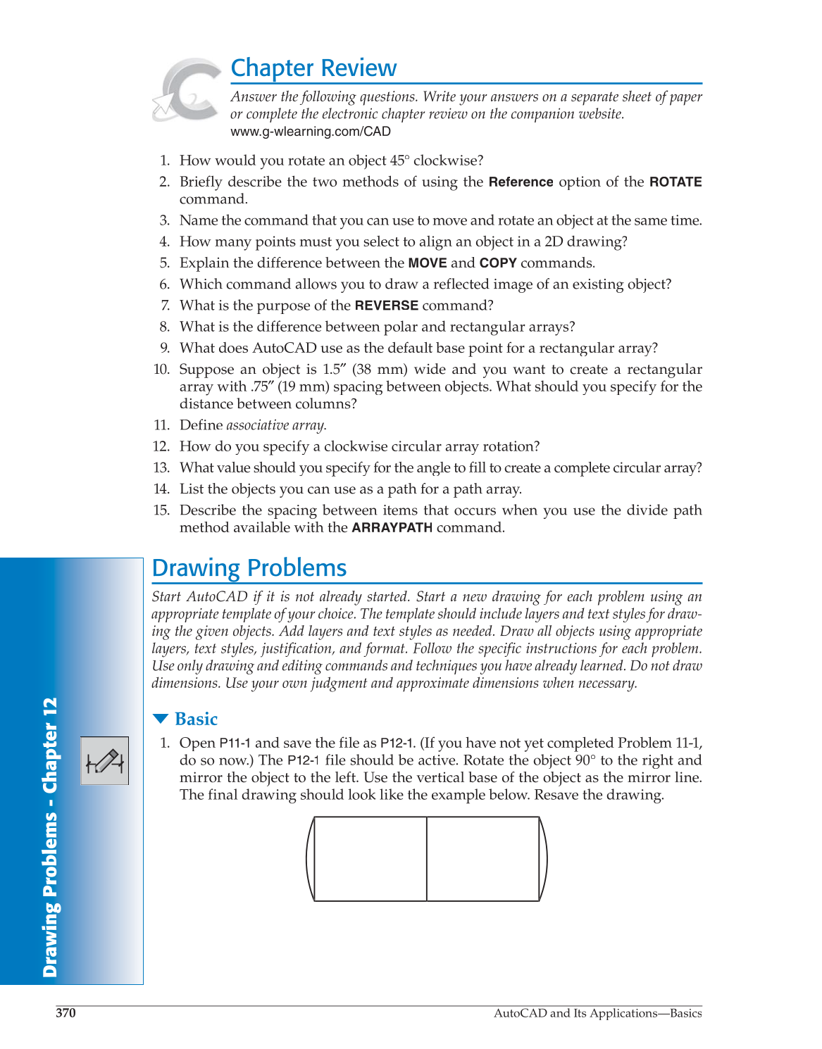 AutoCAD and Its Applications—Comprehensive 2013, 20th Edition page 370