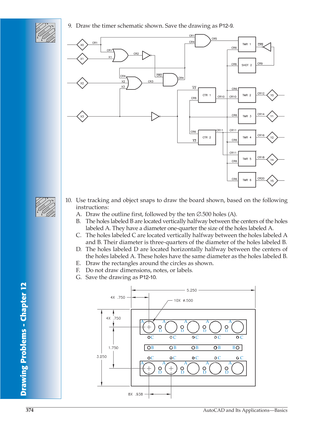 AutoCAD and Its Applications—Comprehensive 2013, 20th Edition page 374