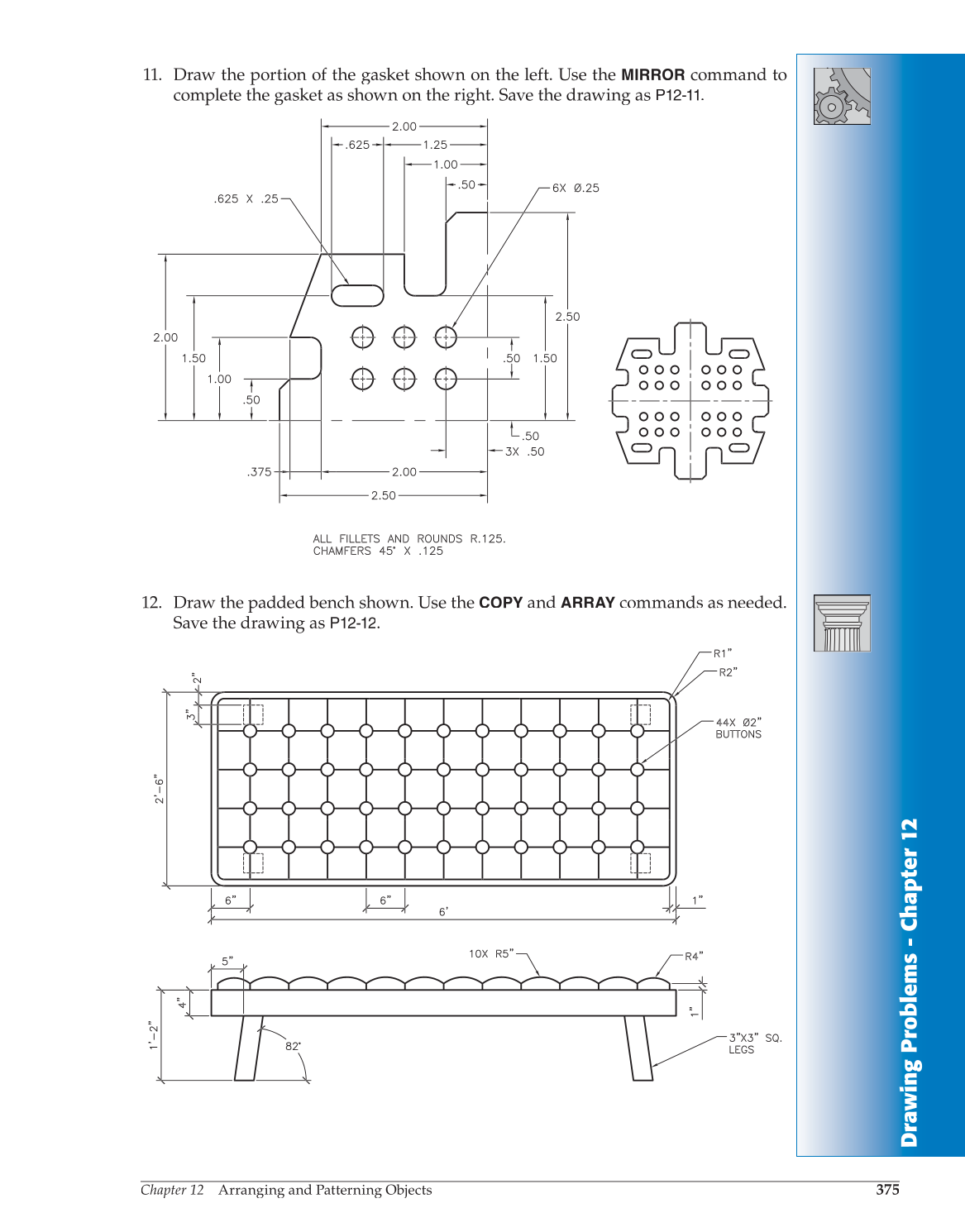 AutoCAD and Its Applications—Comprehensive 2013, 20th Edition page 375