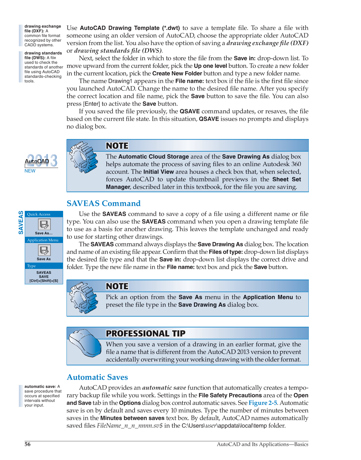AutoCAD and Its Applications—Comprehensive 2013, 20th Edition page 56