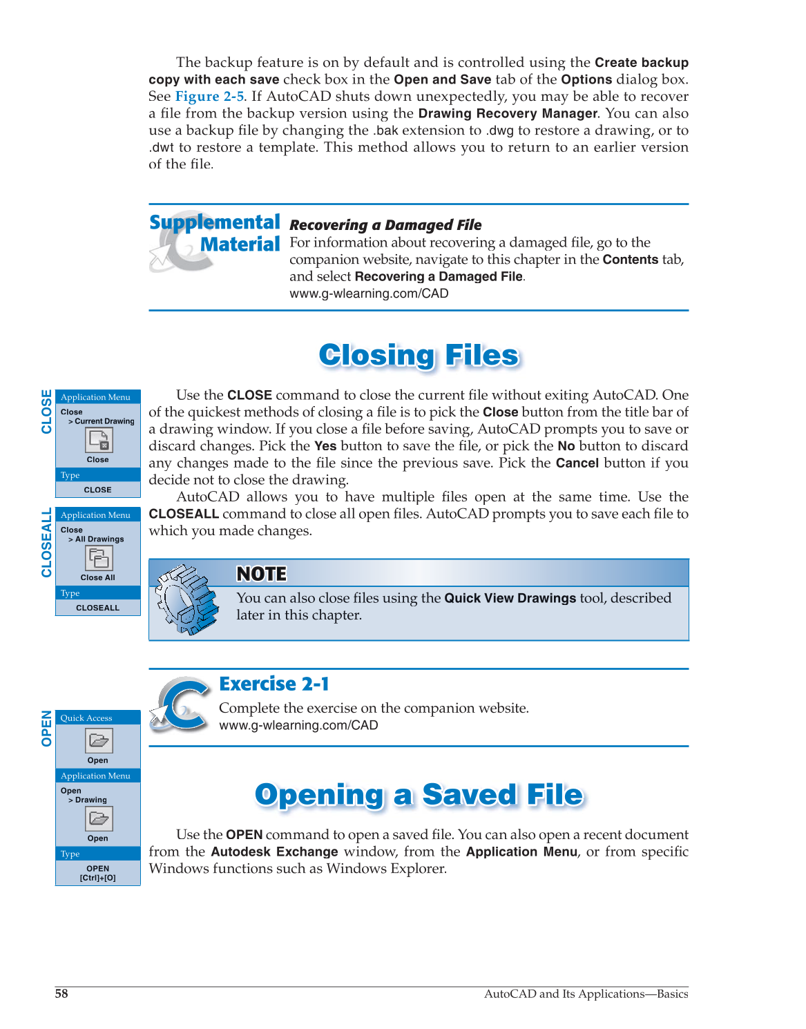 AutoCAD and Its Applications—Comprehensive 2013, 20th Edition page 58