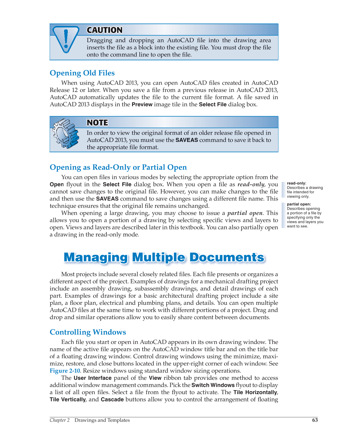 AutoCAD and Its Applications—Comprehensive 2013, 20th Edition page 63