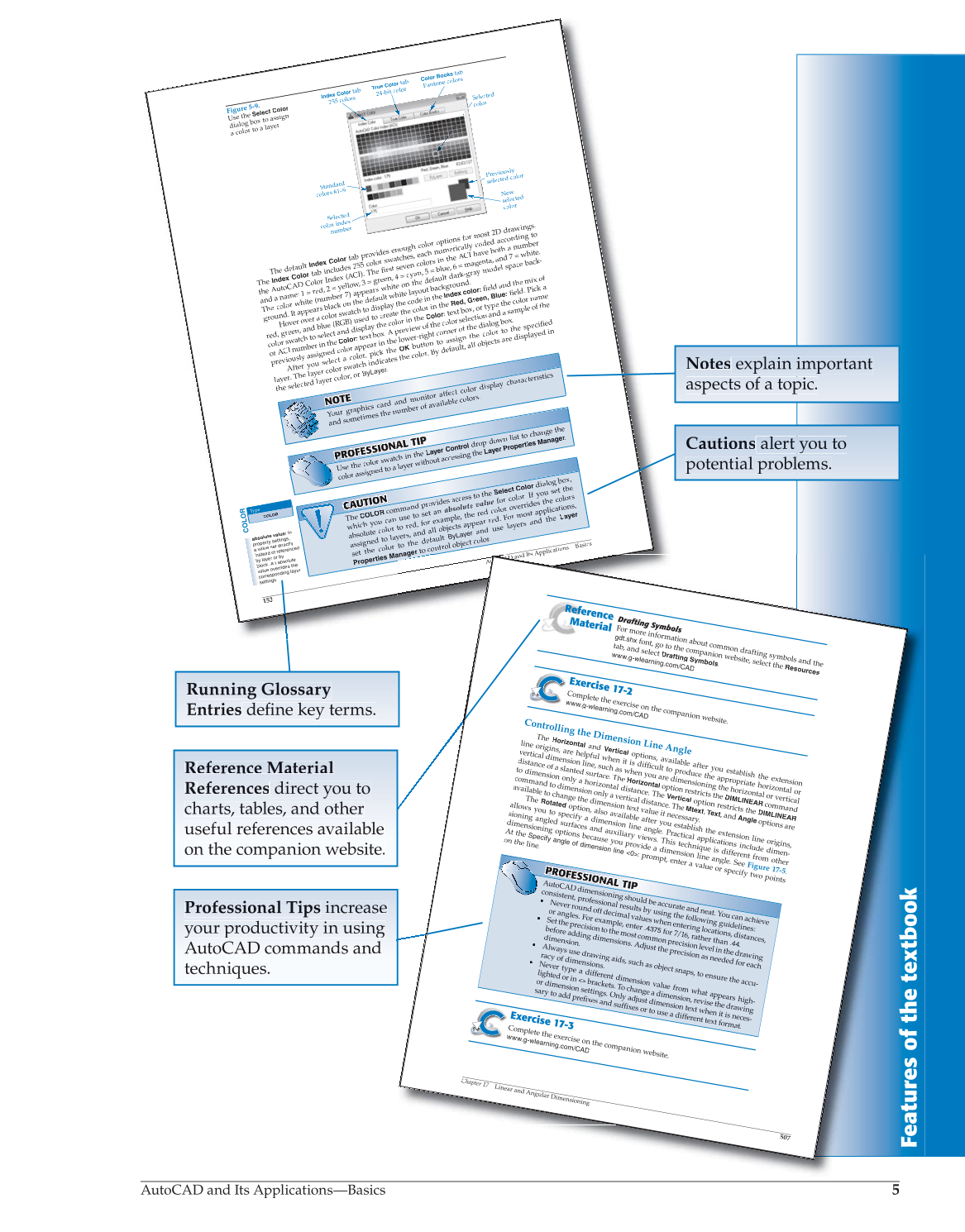 AutoCAD and Its Applications—Comprehensive 2013, 20th Edition page 5